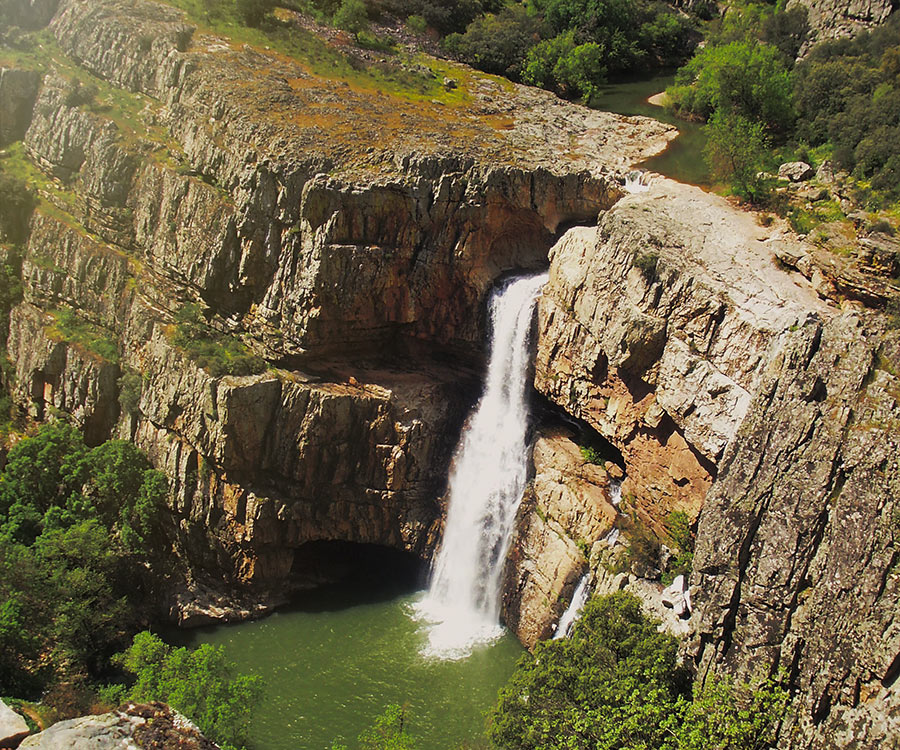 Cascada de la Cimbarra, en Despeñaperros