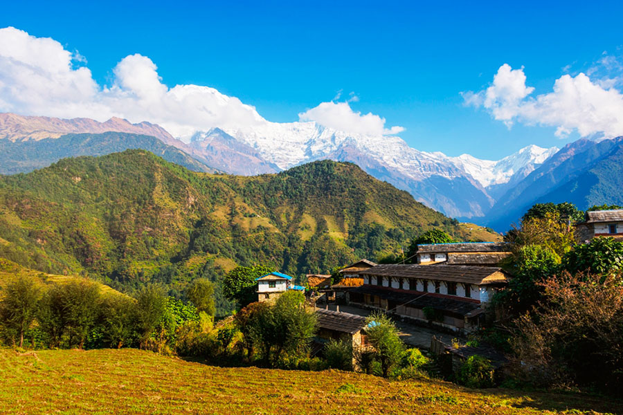 Macizo del Annapurna desde Ghandruk