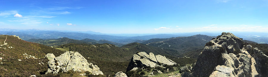 Panoramic views from the Aljibe peak