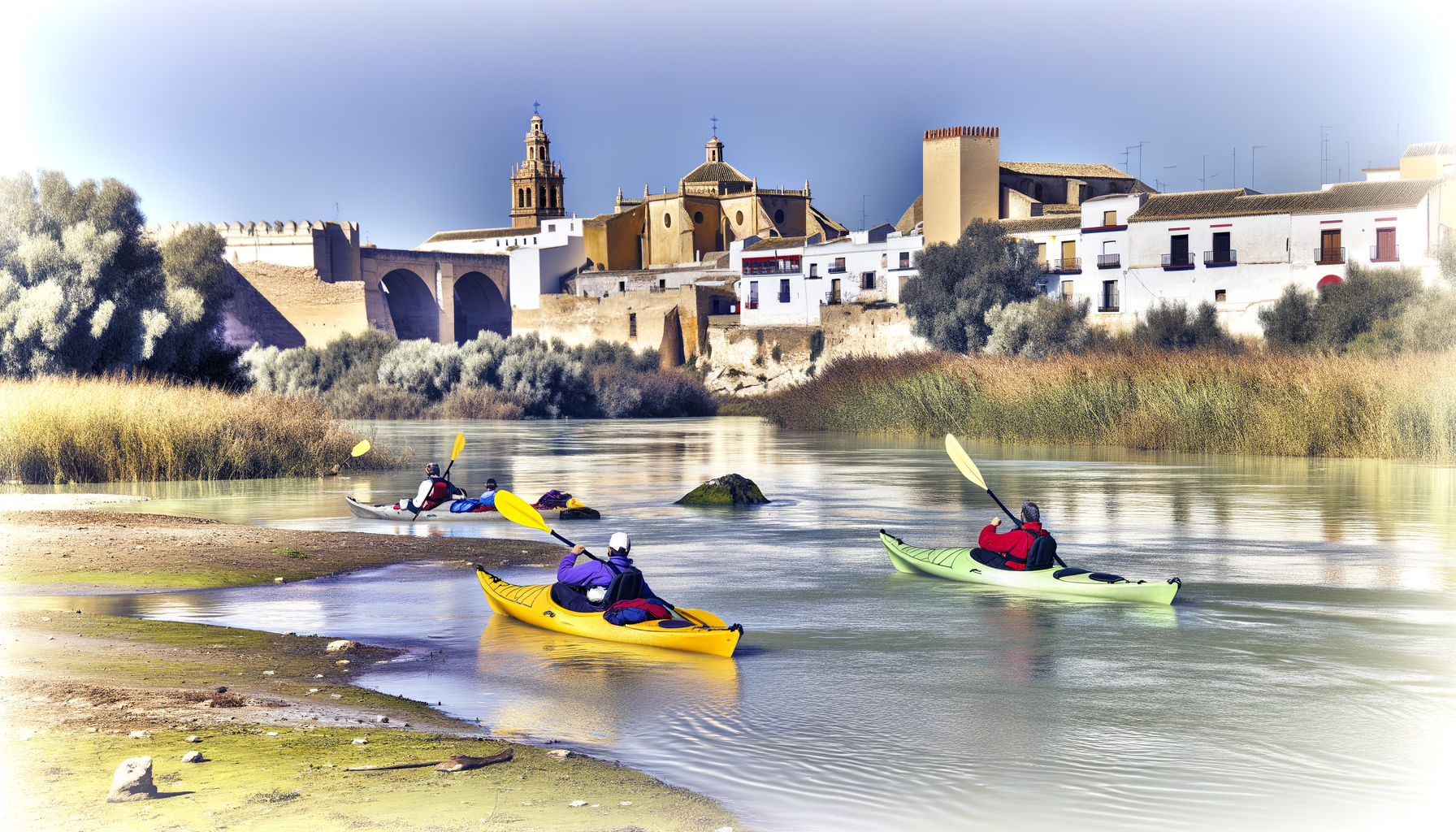 Kayak en el Guadalquivir