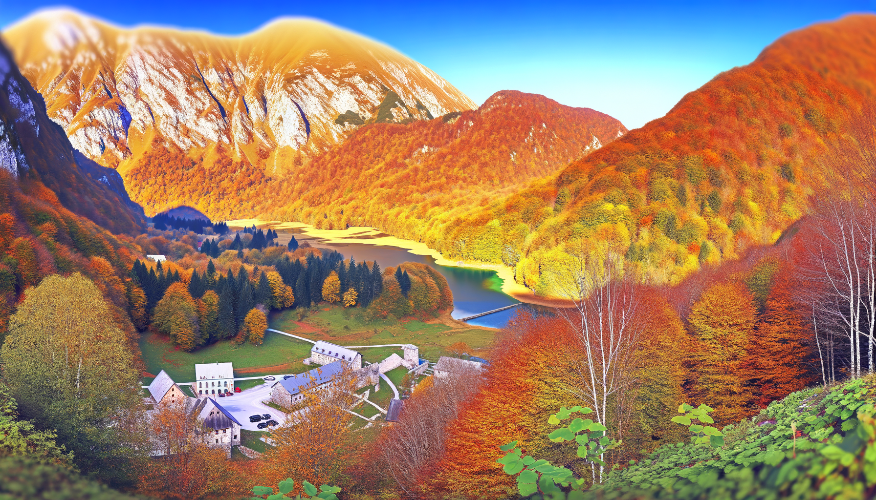 Fotografía de otoño en la naturaleza