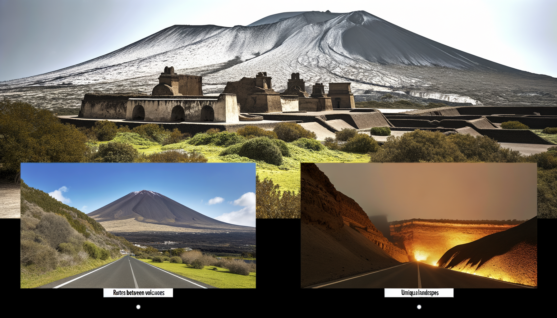 Rutas por zonas volcánicas